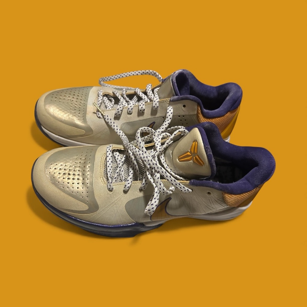 Nike Zoom Kobe 5 V Del Sol Lakers Home (GS) 2009 - Picture 9 of 9